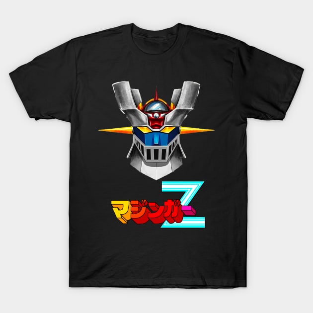 Mazinger Z Head & Japanese Logo! - Mazinger Z - T-Shirt Mazinger Z Head & Japanese Logo! - Mazinger Z - T-Shirt